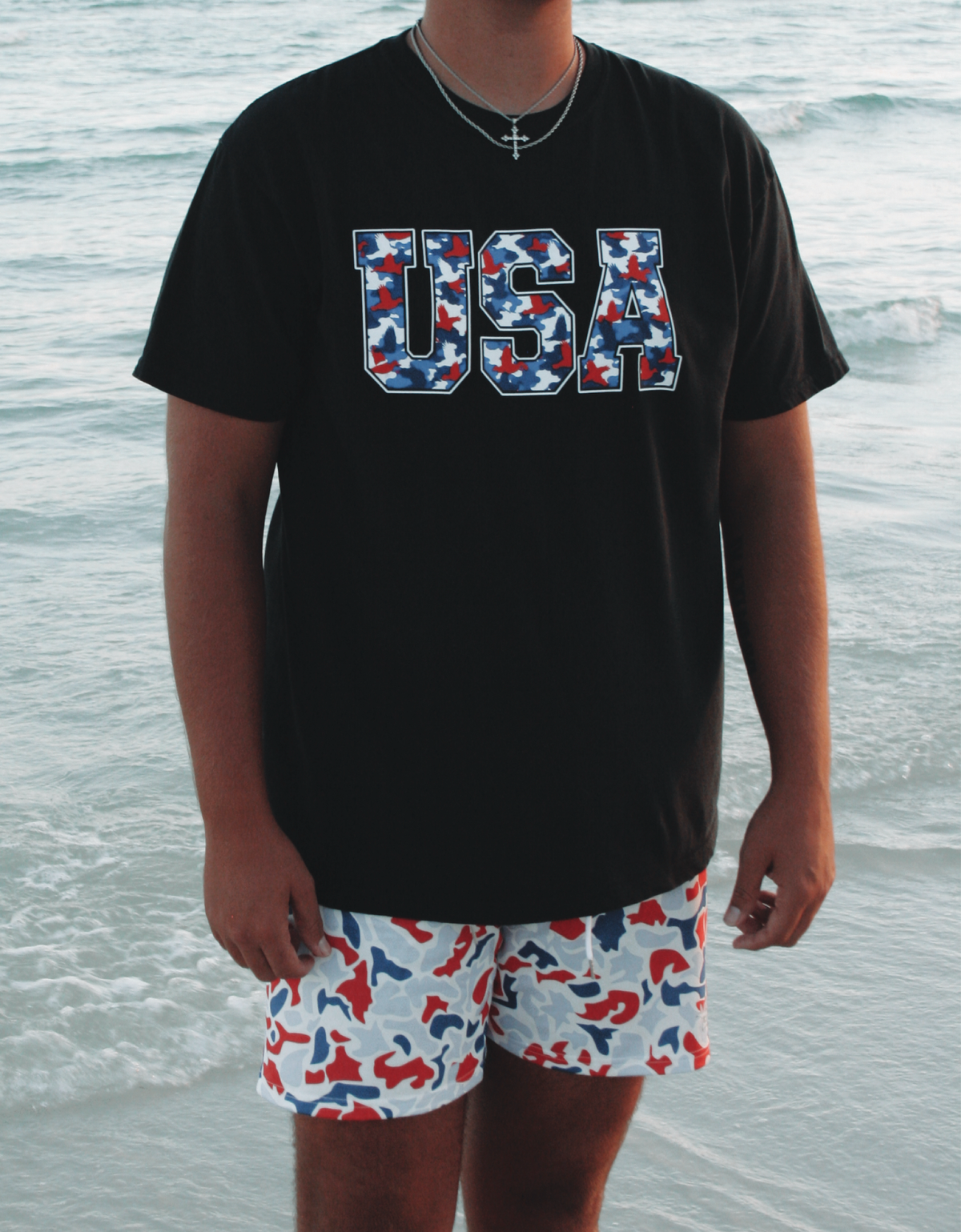 SS USA Camo Shorts