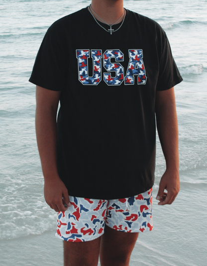 SS USA Camo Shorts