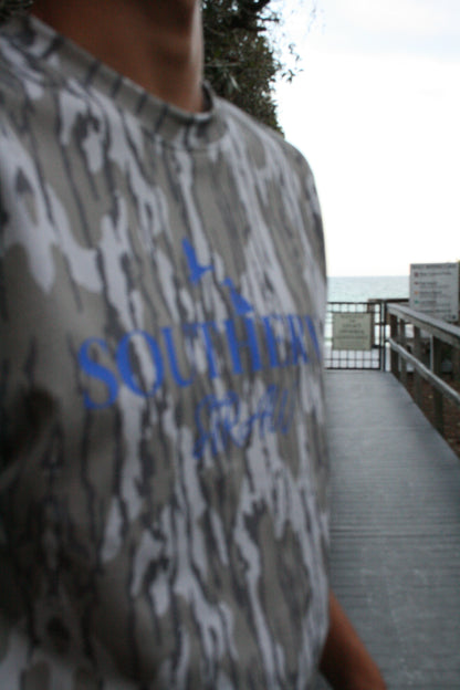Royal Blue Mossy Oak T shirt